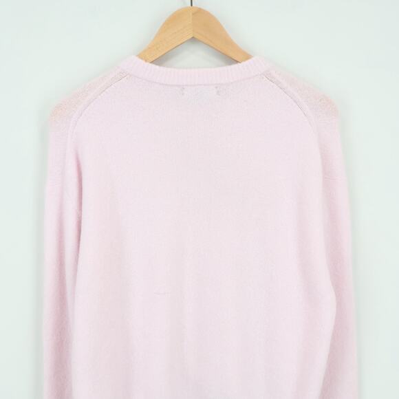 J.Crew Supersoft Bubble Hem Cardigan Peppermint Ice Pink Size Medium NWT - Picture 6 of 9